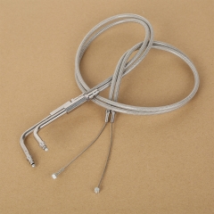 90CM Stainless Steel Throttle Cable For Harley Sportster XL883 XL1200 2002-2014