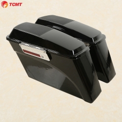 Saddlebags W Speaker Lids For Harley Touring Road King Electra Glide 94-13 Dyna