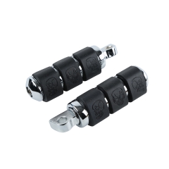 Anti Vibration Rubber Footpegs For Harley Davidson Softail FXST Dyna FX XL