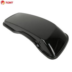 Pair Vivid Black Hard Saddlebag Lids ABS For Harley Touring Models 2014-2018