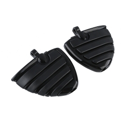 Black Foot Pegs Rest Fit For Harley-Davidson Touring Male Peg Mount