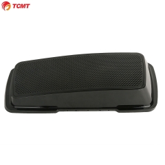 Black Saddlebag Lid w/ Dual 6