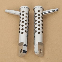 Mouse over image to zoom      Chrome-Front-Footrest-Foot-Pegs-For-Harley-Sportster-FXCW-FXCWC-XL1200V-XL1200X