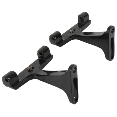 Black Rear Floorboard Footboard Bracket For Harley Electra Glide FLHTCUL 15-16