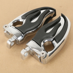 L&R Flamin Switchblade Footpeg Pegs With Male Mount For Harley Sportster Softail