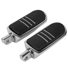 Pedane poggiapiedi cromate StreamLiner per Harley FLH Touring FLST Softail