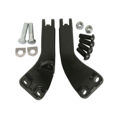 Passenger Foot Peg Mounting Brackets Mounts For Harley Dyna Glide Models 2006-17