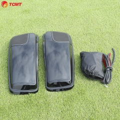 Saddlebag Lid Speaker Cutouts W/ Grill For Harley Touring Road Glide 2014-2018