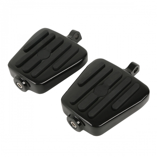 Black Male Mount Footboards Foot Boards Pegs For Harley Dyna Softail Sportster