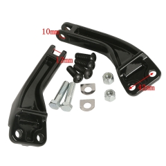 Passenger Foot Peg Mounting Brackets Mounts For Harley Dyna Glide Models 2006-17