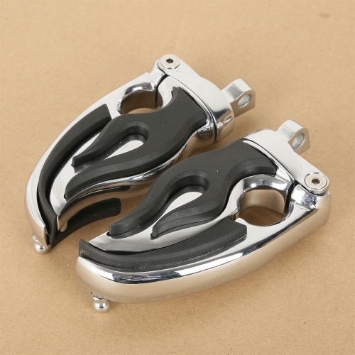 L&R Flamin Switchblade Footpeg Pegs With Male Mount For Harley Sportster Softail