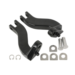 FOR Harley Davidson Touring 93-16 15 Passenger Rear Foot Peg Mount Kits Black