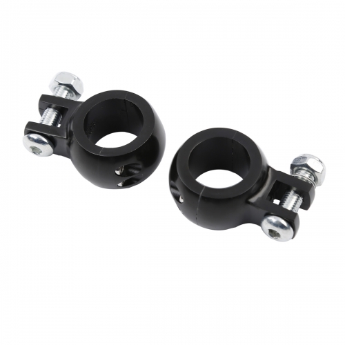 1.25" Engine Guard Clamp_On Footpeg Mounts For Harley Dyna Fat Bob FXDF FXDB