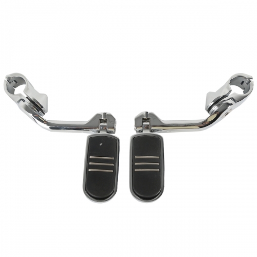 Universal 1 1/4" Streamline Engine Guards Foot Peg Fit Suzuki Yamaha Kawasaki