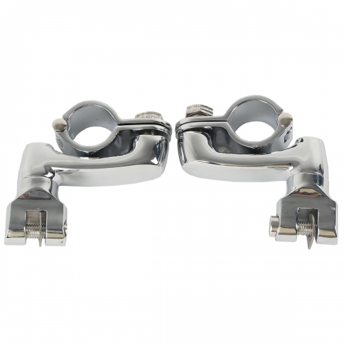 32mm 1 1/4" Highway Peg Mount Kit For Harley Honda Suzuki Kawasaki Engine Guard
