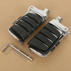 Chrome Switchblade Male Mount Foot Pegs For Harley Davidson Softail Dyna Fatboy