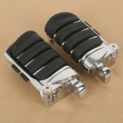 Chrome Switchblade Male Mount Foot Pegs For Harley Davidson Softail Dyna Fatboy