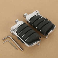 Chrome Switchblade Male Mount Foot Pegs For Harley Davidson Softail Dyna Fatboy
