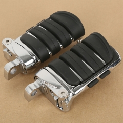 Chrome Switchblade Male Mount Foot Pegs For Harley Davidson Softail Dyna Fatboy
