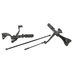 Black Forward Controls w/ Pegs Levers For 2004-2013 Harley Sportster 1200 883