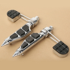 Male-mount-Stiletto-Footpegs-Footrest-Stirrup-Fits-Harley-Dyna-Softail-Sportster