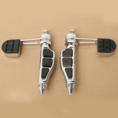 Male-mount-Stiletto-Footpegs-Footrest-Stirrup-Fits-Harley-Dyna-Softail-Sportster