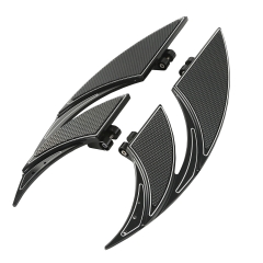 Footboards Foot Board Pegs Fit Harley Softail FLT & FLHT 1980-UP FLST 1986-UP