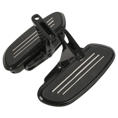 Black Streamline Floorboard For Harley Touring Road King Glide 2010-2013