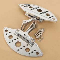 Semi-Circle Billet Passenger Floorboard For Harley Touring Electra Street Glide