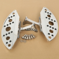Semi-Circle Billet Passenger Floorboard For Harley Touring Electra Street Glide