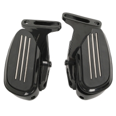 Black Streamline Floorboard For Harley Touring Road King Glide 2010-2013