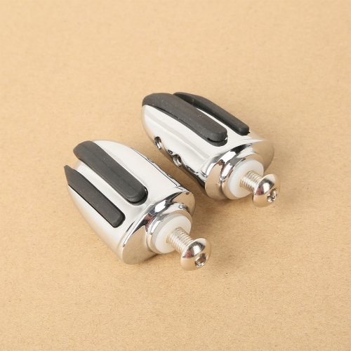 Chrome Pilot Shifter Pegs w/ Bolt For Harley Softail Dyna Night Train Bad Boy