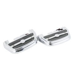 Smoke Led Passenger Footboard Floorboard Cover For Harley Touring Dyna Softail !