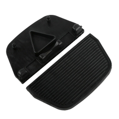 Rear Rubber Footboards Foot Pegs Pad For Harley Dyna Fat Bob Touring Road Glide