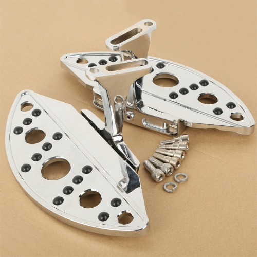 Semi-Circle Billet Passenger Floorboard For Harley Touring Electra Street Glide