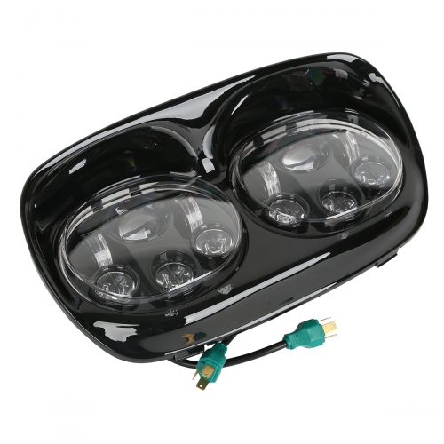 5-3/4" LED Headlight 5.75''Projector Lamp For Harley Road Glide EFI FLTRI 98-13