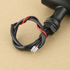 Metal Black LED Turn Signal For Harley Sportster Dyna Softail Bobber Chopper