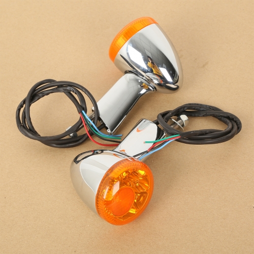 Rear Turn Signal LED Indicator Lights For Harley XL 883 1200 Sportster 92-16