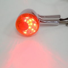 Rear Turn Signal LED Indicator Lights For Harley XL 883 1200 Sportster 92-16