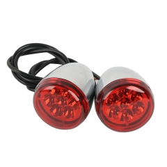 6 Lens Turn Signal LED Indicator Lights For Harley XL883 XL1200 Sportster 92-16