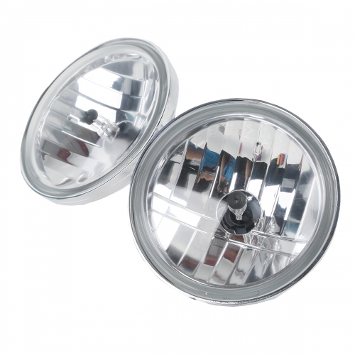 2 PCS 12V 4 1/2" Passing Lamp Driving Spot Fog Lights For Harley Softail FLHTCU
