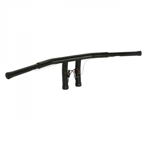 Black 6"/9.5"/12" Rise T-Bars Handlebar Drag Bar For Harley FLST FXST Custom New