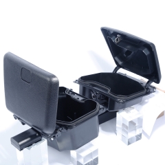 2pcs Black Fairing Tool Box For Honda Goldwing 1800 GL1800 2001-2011 02 03 04