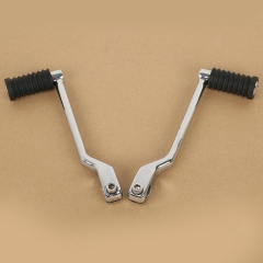Chrome Left Heel Toe Shift Lever Pedal Set