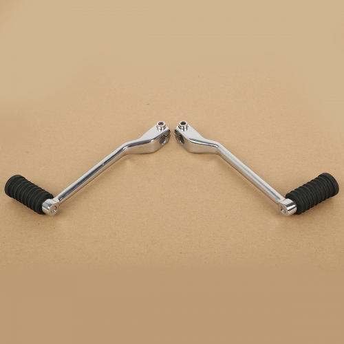 Chrome Left Heel Toe Shift Lever Pedal Set