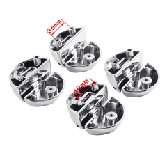TCMT XF2906F02-E Chrome Motorcycle Saddlebag Lock Hinges For Indian Chieftain Dark Horse 16-18