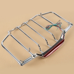 Air Wing Tour Pak Pack Luggage Rack w/ built in LED Light Fit For Harley Touring