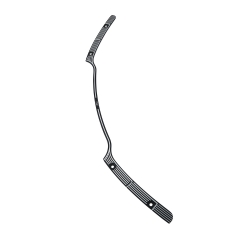 TCMT CNC Windshield Trim Black For Harley Davidson Road Glide FLTRXS FLTRX 2015-2017 XF2906G37-2