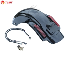 Black LED CVO Rear Fender System For Harley Touring Electra Street Glide 14-17