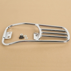Chrome Fender Luggage Rack FIT For Harley Softail Deluxe 2006-2018 Fat Boy 07-18